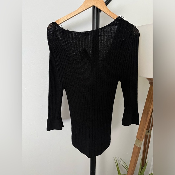 NWT FREE PEOPLE Constance Pullover In Black MSRP $128 Size S - Picture 8 of 8